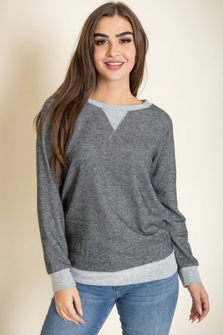 Terry Crew Neck Tunic