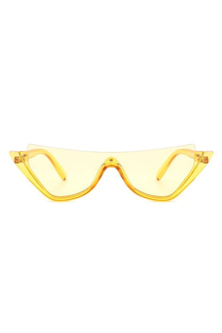 Retro Half Frame Fashion Cat Eye Sunglasses