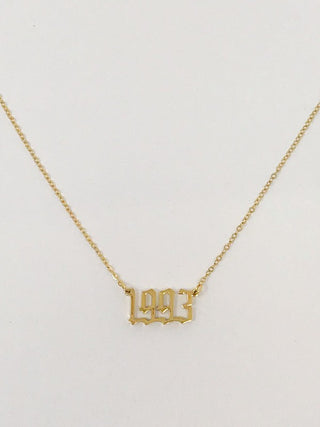 Birth Year Necklace