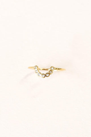 Women's Gold Ring | All Smiles Ring | UniBou, Inc