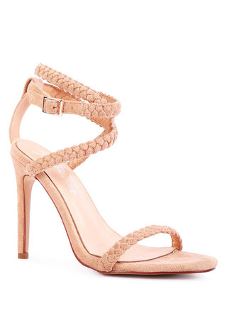 SHERRI SUEDE STILETTO SLING-BACK SANDAL