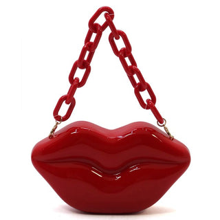 Red Lips Bag | Lips Shoulder Bag | UniBou, Inc