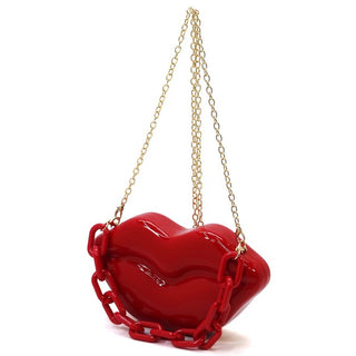 Red Lips Bag | Lips Shoulder Bag | UniBou, Inc