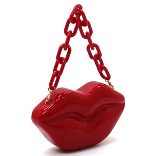 Red Lips Bag | Lips Shoulder Bag | UniBou, Inc