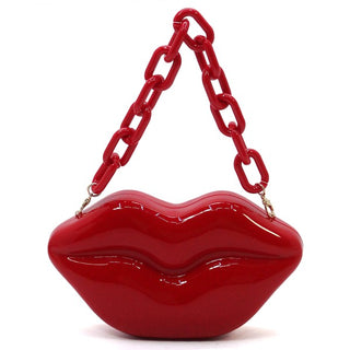 Red Lips Bag | Lips Shoulder Bag | UniBou, Inc