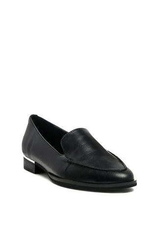 Women's Black Loafers | Leather Slip-On Loafers | UniBou, Inc