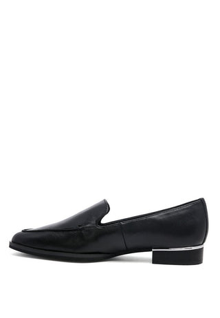 Women's Black Loafers | Leather Slip-On Loafers | UniBou, Inc