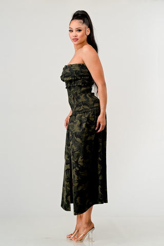 Off the Shoulder Dress | Front Slit Dress | UniBou, Inc