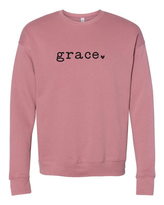 Grace heart Bella Canvas Premium Sweatshirt