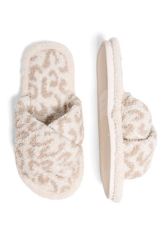 Luxury Soft Crossover Leopard Pattern Slipper