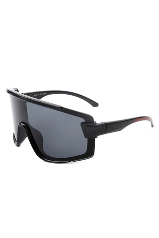 Oversize Sporty Square Chunky Shield Sunglasses