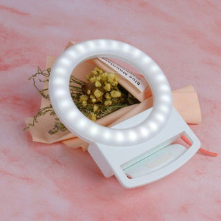 Clip-On Mini Phone Selfie Ring Light