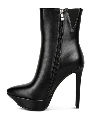 MAGNA High Heeled Ankle Boot