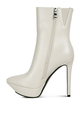 MAGNA High Heeled Ankle Boot