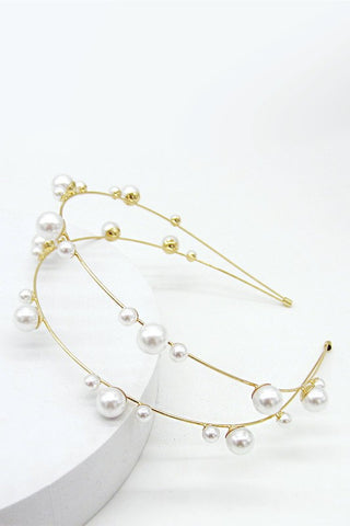 Pearl Double Layered Headband